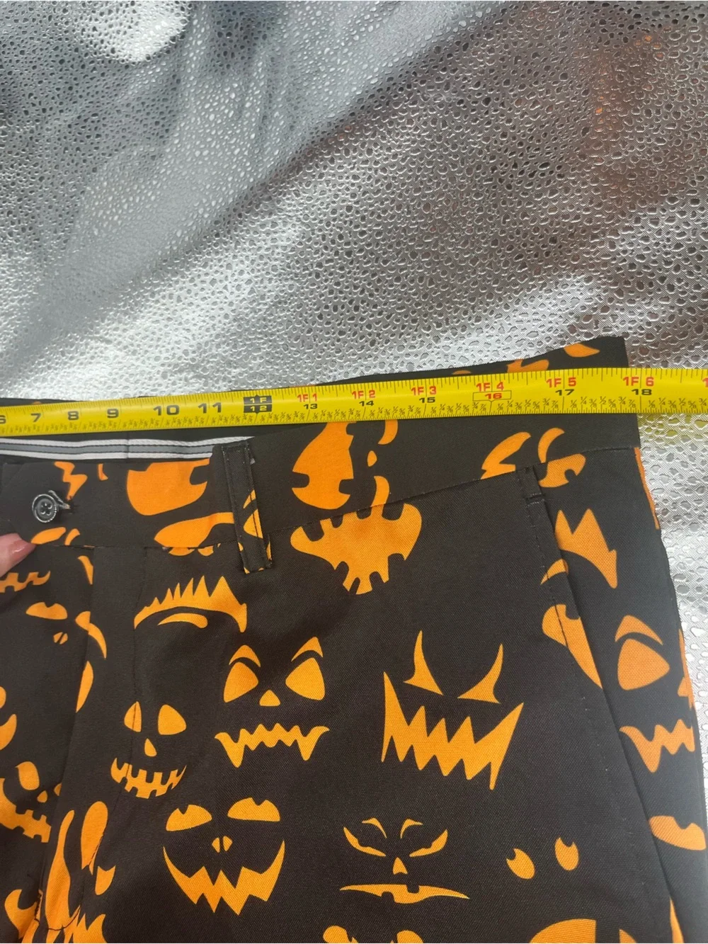Braveman Mens Halloween Pumpkin Suit Jacket Pants 42R 36W Jack O Novelty Large